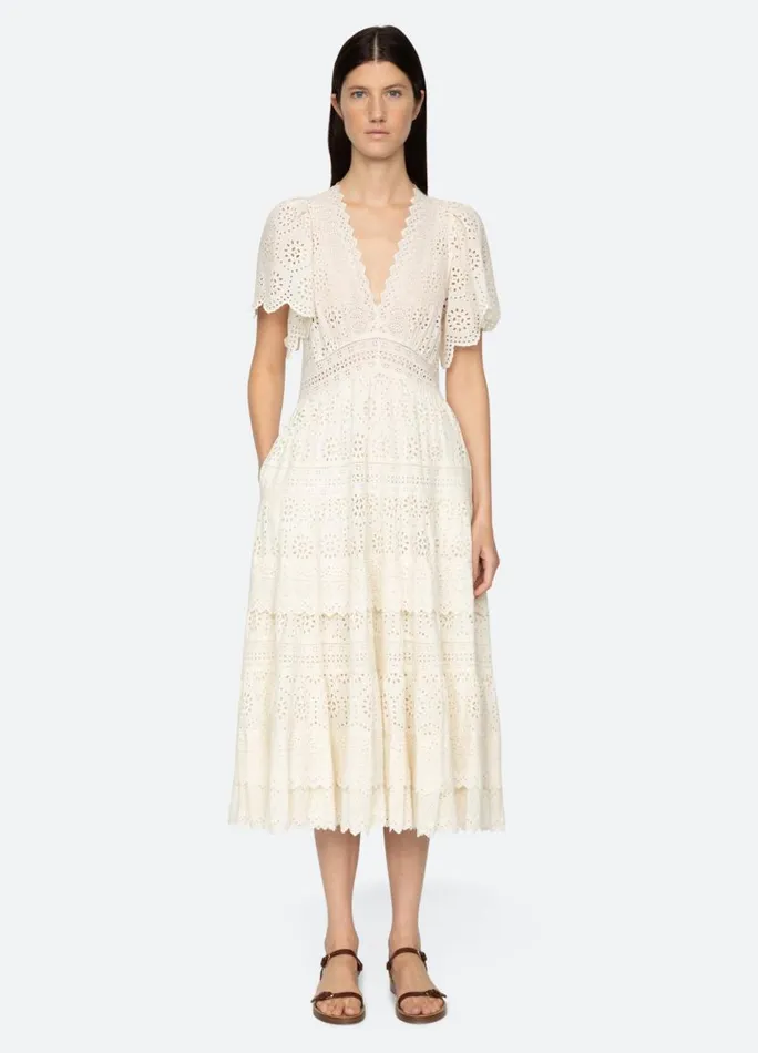 Sea New York Dresses Women Lyla Dress Cream Sea New York Dresses Women Lyla Dress Cream