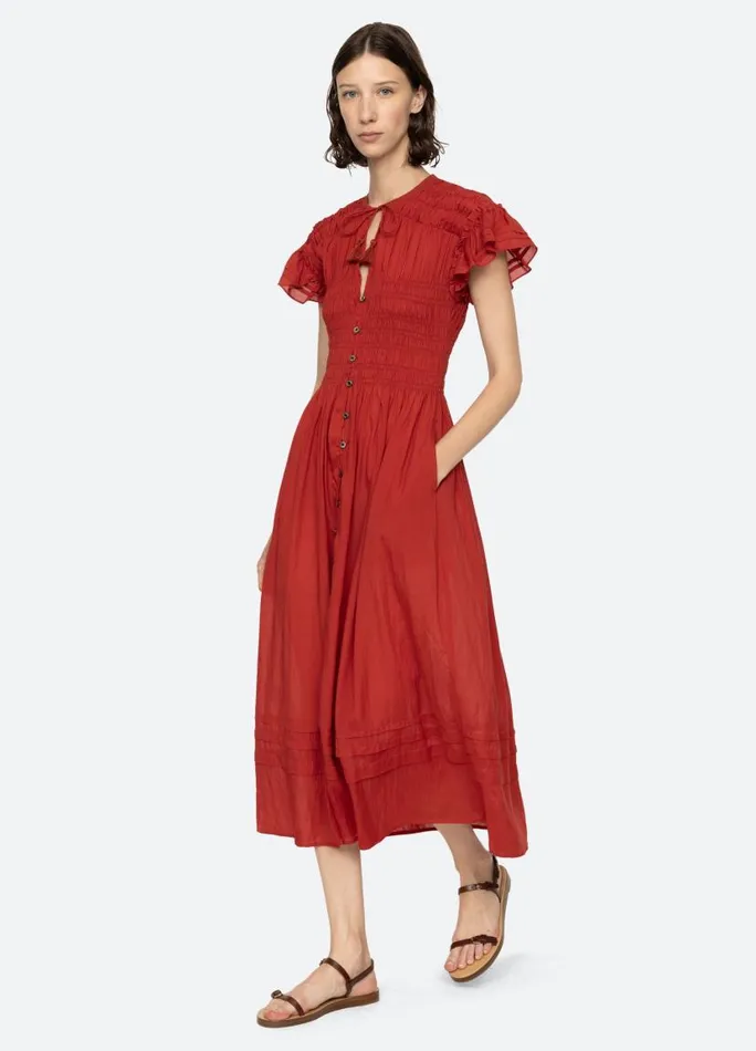 Sea New York Dresses Women Nomi SS Dress Paprika Sea New York Dresses Women Nomi SS Dress Paprika
