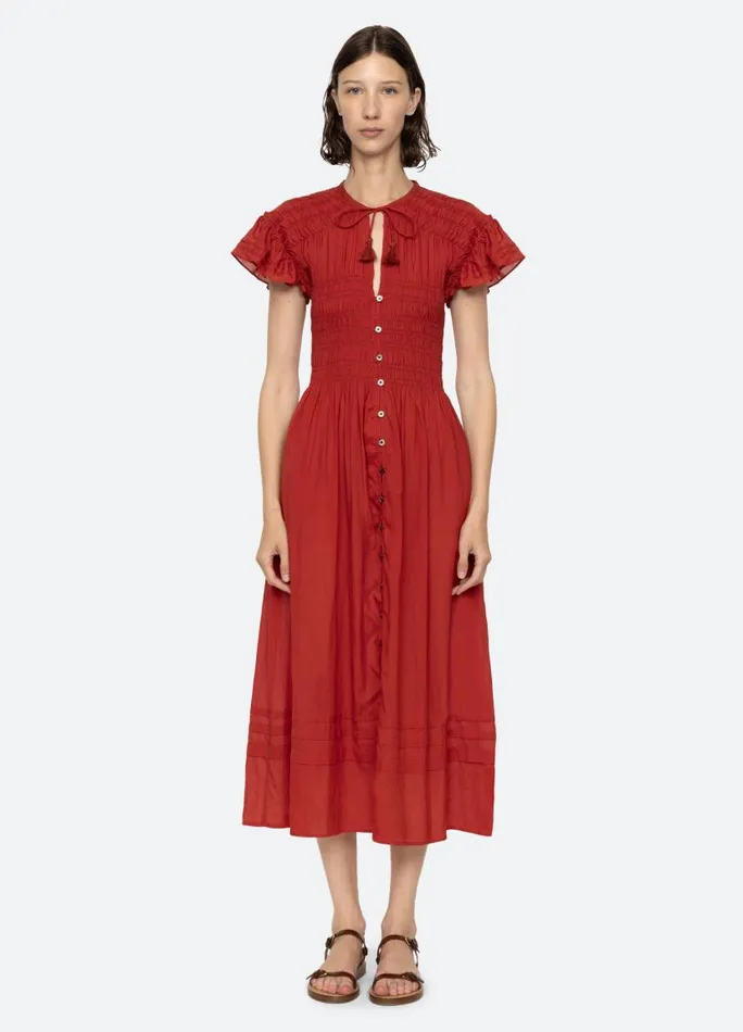 Sea New York Dresses Women Nomi SS Dress Paprika Sea New York Dresses Women Nomi SS Dress Paprika