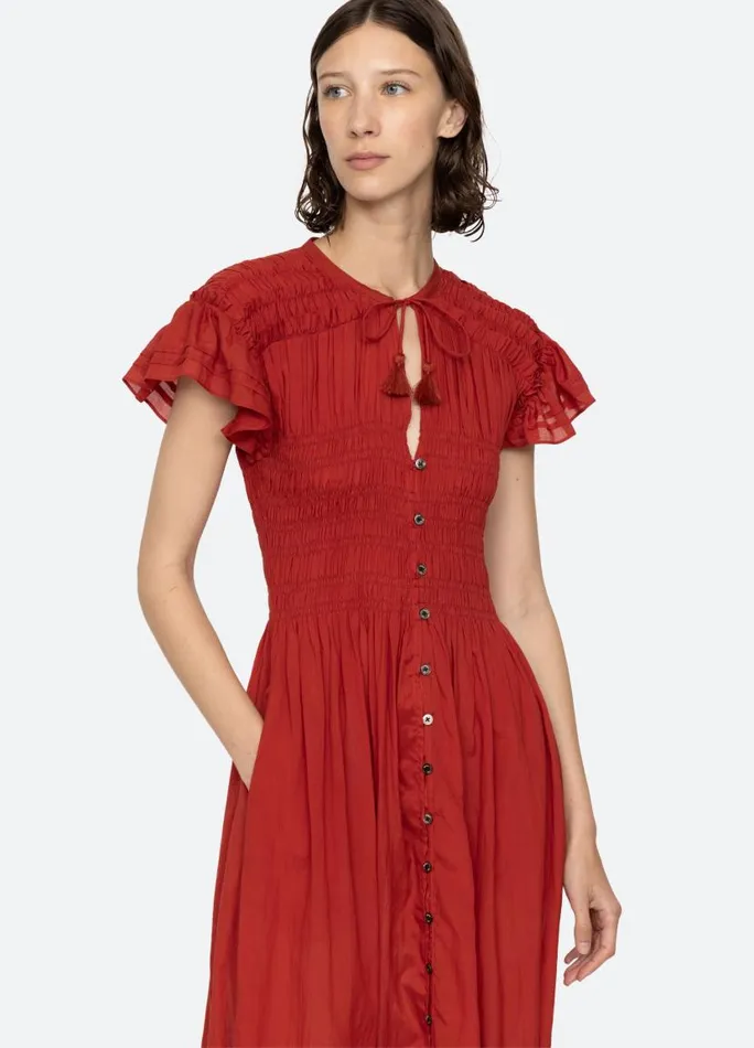 Sea New York Dresses Women Nomi SS Dress Paprika Sea New York Dresses Women Nomi SS Dress Paprika