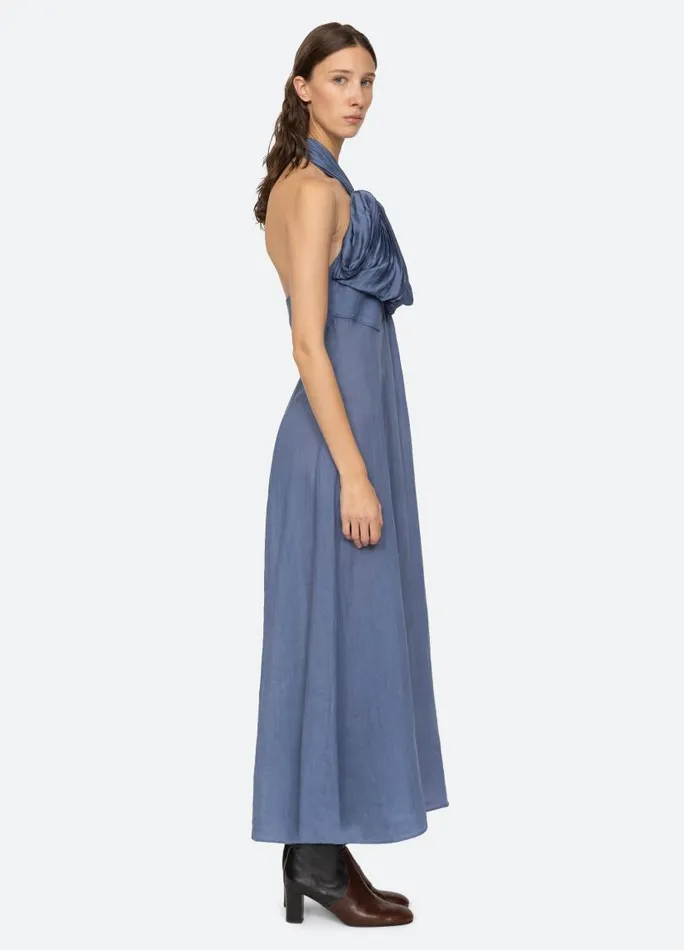 Sea New York Dresses Women Risa Halter Dress Blue Sea New York Dresses Women Risa Halter Dress Blue