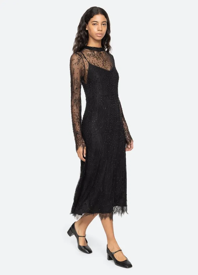 Sea New York Dresses Women Seraphina LS Dress Black Sea New York Dresses Women Seraphina LS Dress Black
