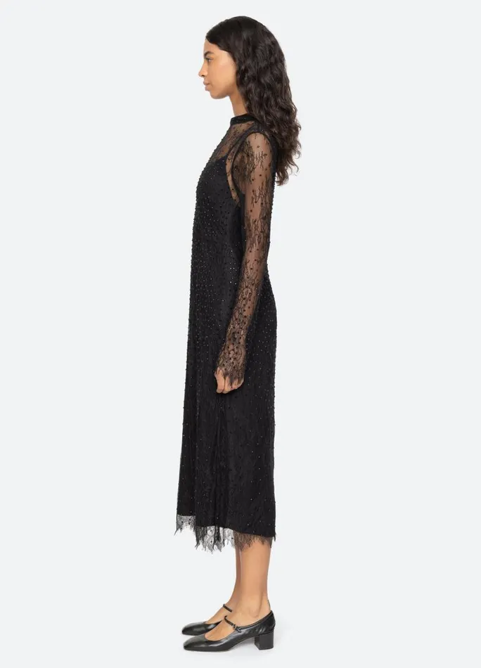 Sea New York Dresses Women Seraphina LS Dress Black Sea New York Dresses Women Seraphina LS Dress Black