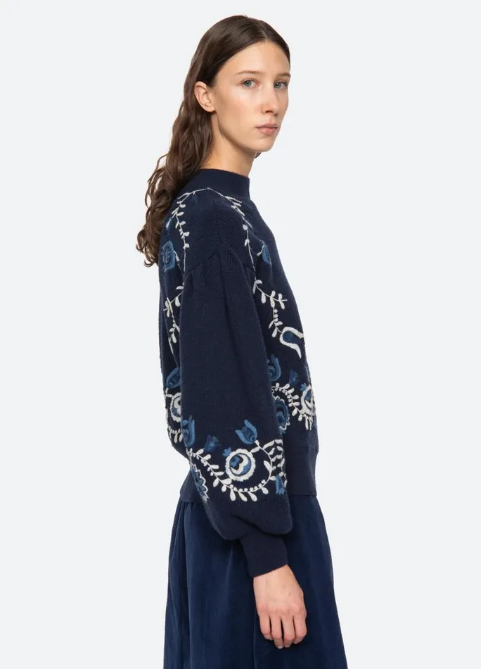 Sea New York Tops Women Inga Sweater Navy Sea New York Tops Women Inga Sweater Navy