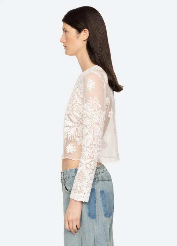 Sea New York Tops Women Kaylie Top White Sea New York Tops Women Kaylie Top White