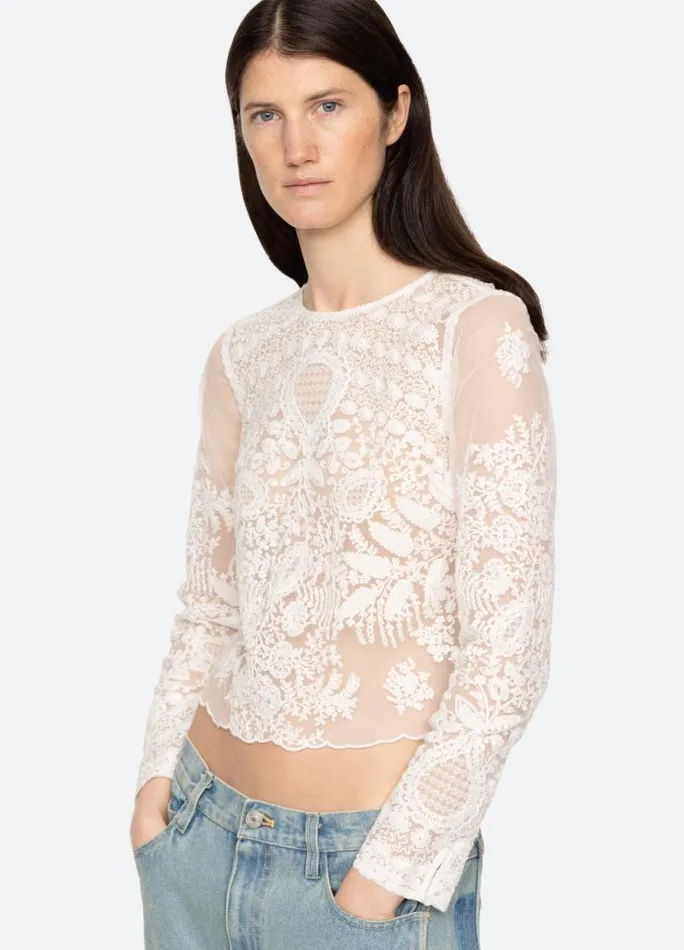 Sea New York Tops Women Kaylie Top White Sea New York Tops Women Kaylie Top White