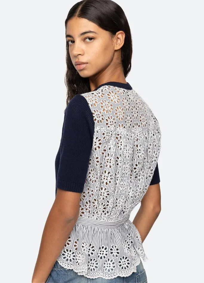 Sea New York Tops Women Lennon Top Cream Sea New York Tops Women Lennon Top Cream