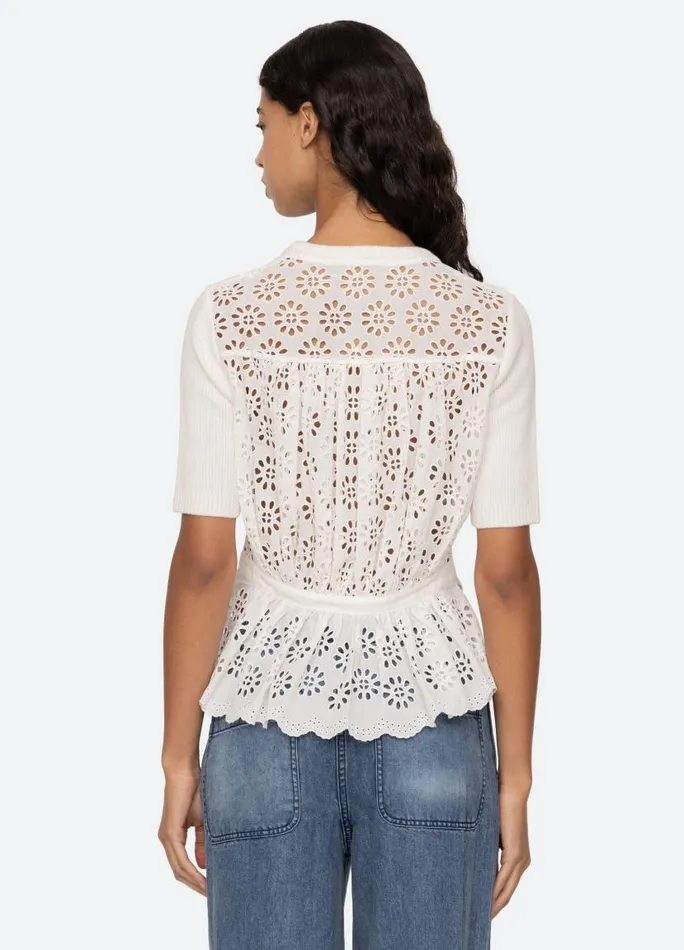 Sea New York Tops Women Lennon Top Cream Sea New York Tops Women Lennon Top Cream