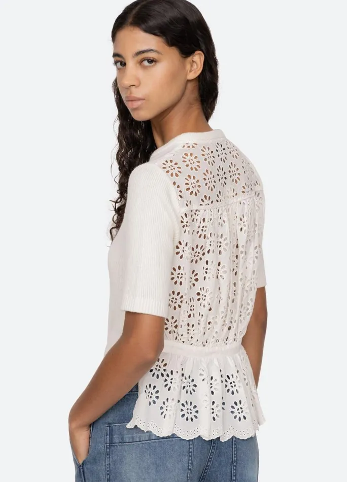 Sea New York Tops Women Lennon Top Cream Sea New York Tops Women Lennon Top Cream