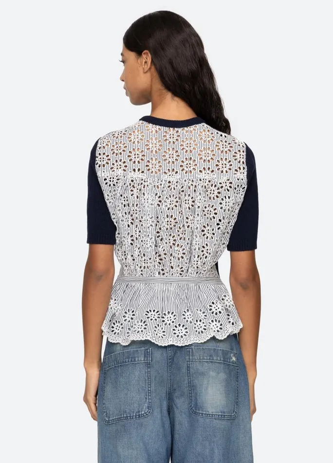 Sea New York Tops Women Lennon Top Cream Sea New York Tops Women Lennon Top Cream