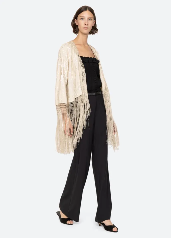 Sea New York Tops Women Priscilla Shawl Cream Sea New York Tops Women Priscilla Shawl Cream
