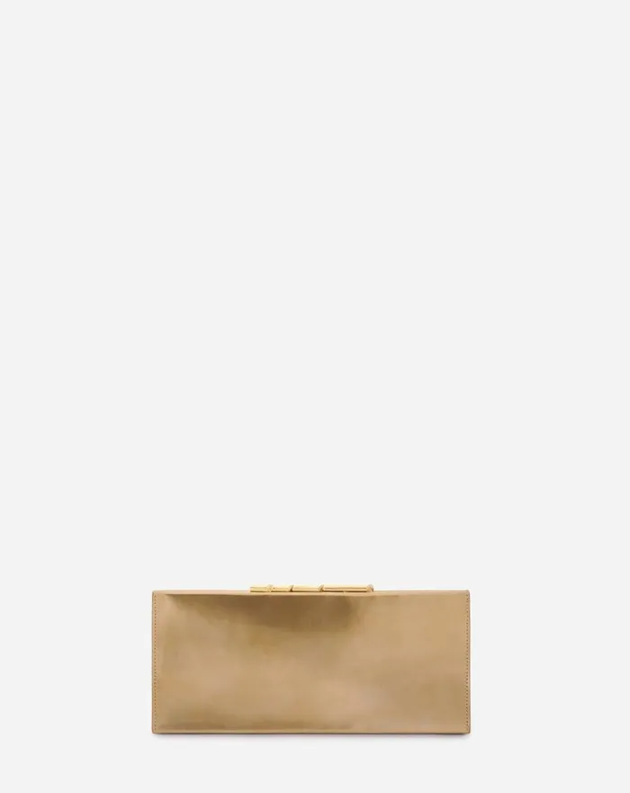 Sequence By Lanvin Metallic Leather Clutch Bag Gold Women Lanvin Mini Bags and Clutches Sequence By Lanvin Metallic Leather Clutch Bag Gold Women Lanvin Mini Bags and Clutches