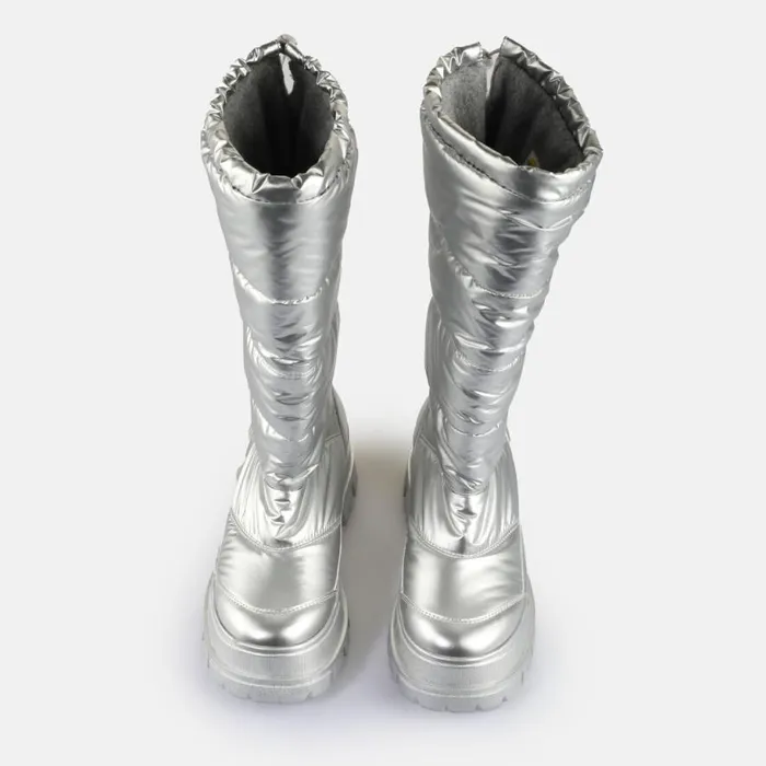 Shop Boots and AnkleBoots BUFFALO Aspha Snow Puffer Silver