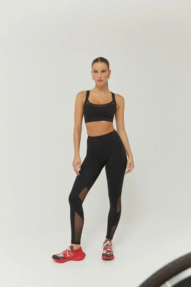 Shop FREESTYLE FULL LENGTH LEGGING IN BLACK PE Nation Leggings