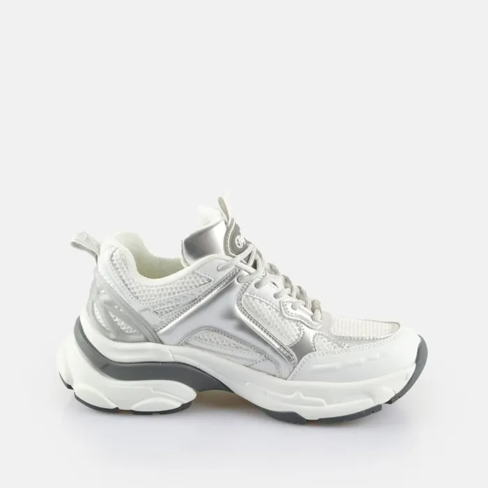 Shop Sneakers BUFFALO BFL TIGER 8211 VEGAN NAPPAMESH 8211 WHITESILVER Whitesilver Shop Sneakers BUFFALO BFL TIGER 8211 VEGAN NAPPAMESH 8211 WHITESILVER Whitesilver