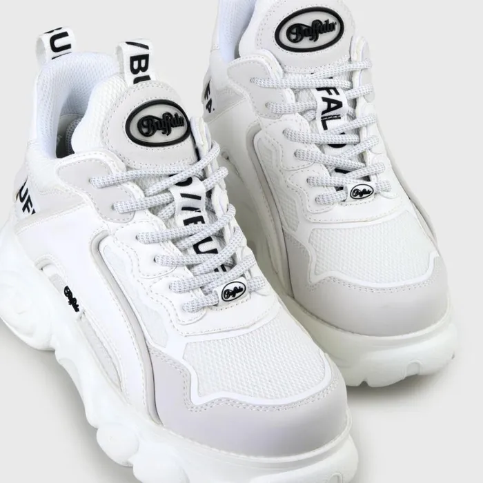 Shop Vegan Shoes BUFFALO CLD Chai Men White