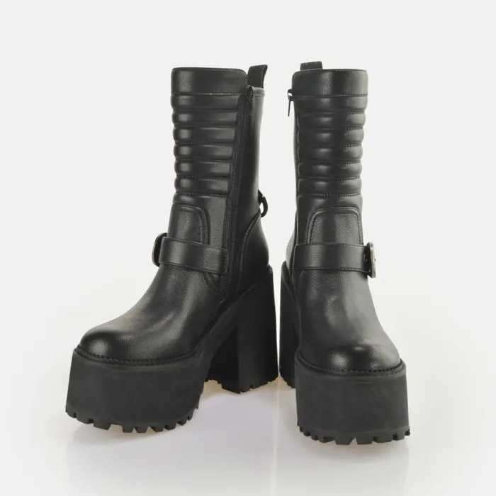 Shop Vegan Shoes BUFFALO Killah Bike Zip Black