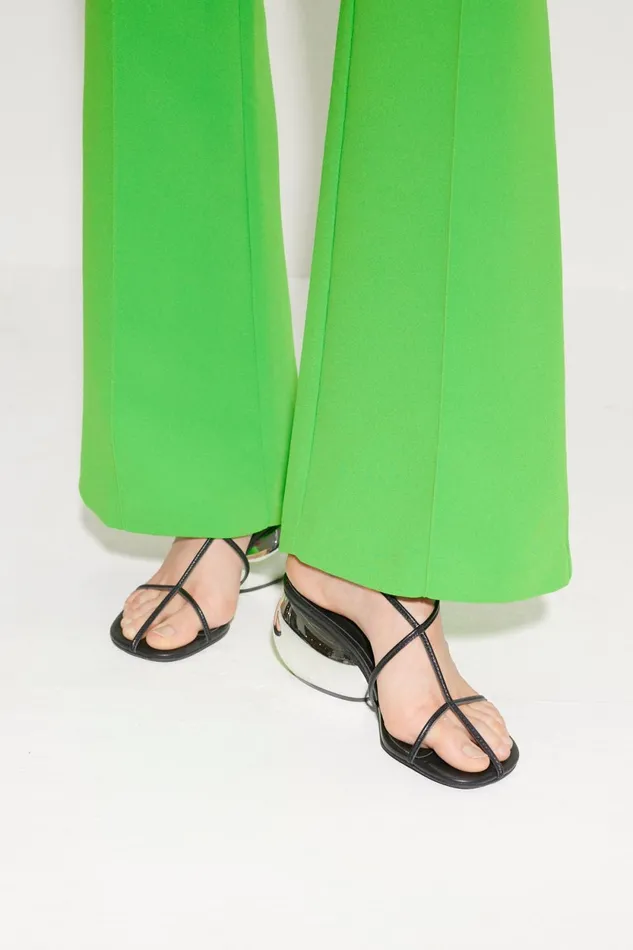 Simon Miller Bottoms Zypresse Crepe Pants In Gummy Green 8211 Women