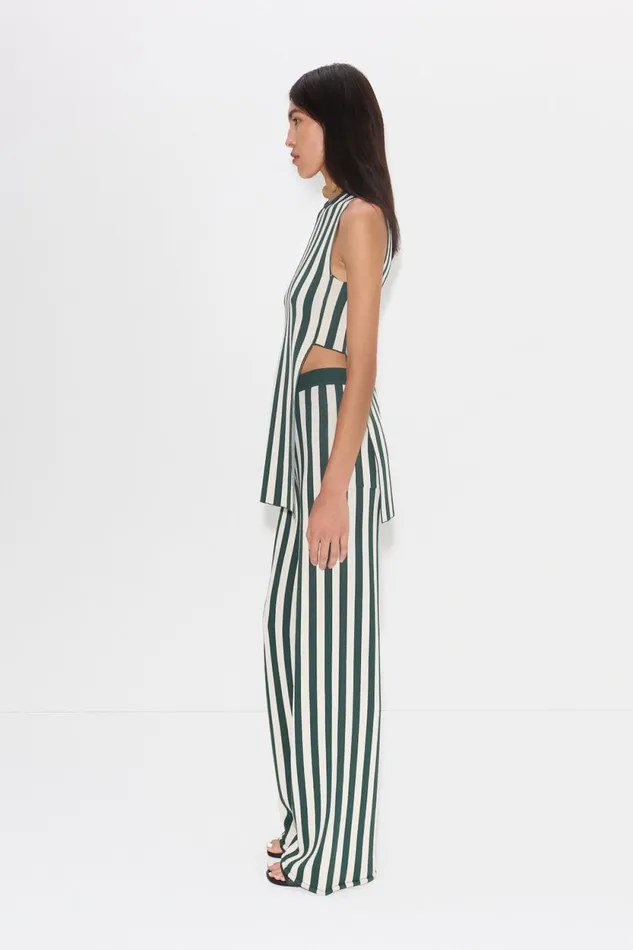 Simon Miller Knitwear Knits By Jabber Pant In Gummy GreenEcru 8211 Women Simon Miller Knitwear Knits By Jabber Pant In Gummy GreenEcru 8211 Women