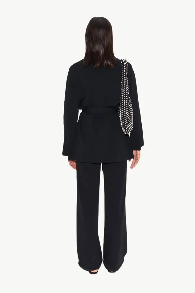 Simon Miller Tops Max Belted Knit Cardigan In Black 8211 Women Simon Miller Tops Max Belted Knit Cardigan In Black 8211 Women