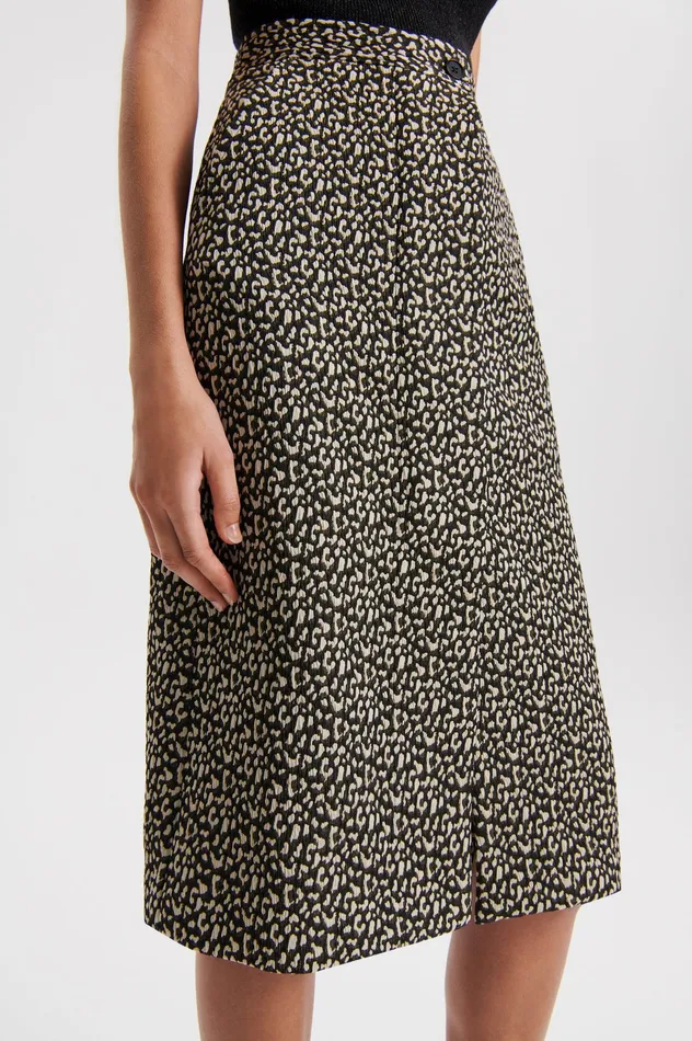 Skirts OCELOT PENCIL SKIRT DARKELM 8211 Scanlan Theodore Women