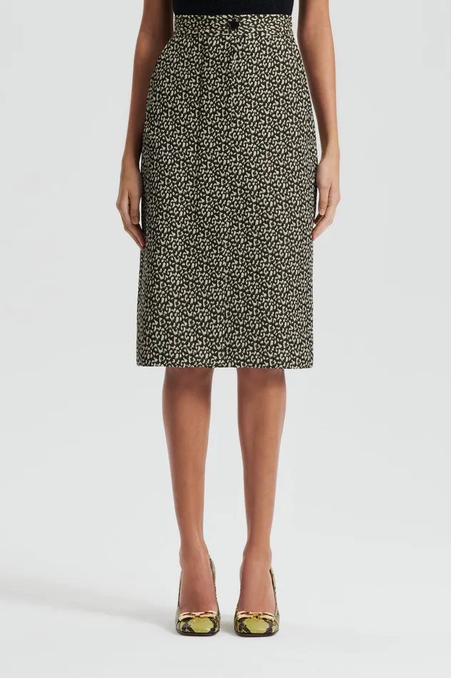 Skirts OCELOT PENCIL SKIRT DARKELM 8211 Scanlan Theodore Women