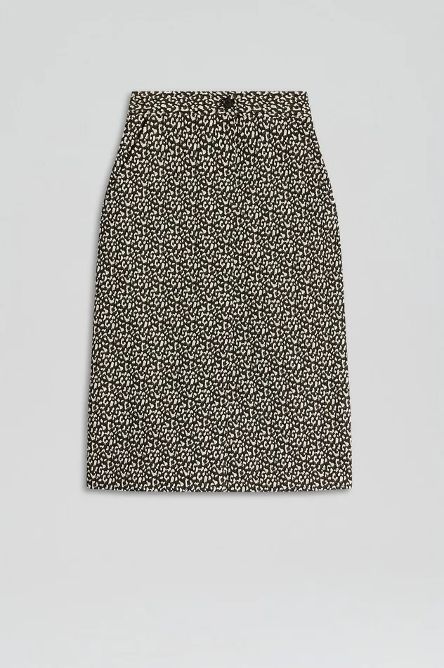 Skirts OCELOT PENCIL SKIRT DARKELM 8211 Scanlan Theodore Women