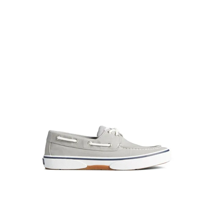 Sneakers Men Sperry Halyard 2Eye Salt Washed Boat Shoe Grey