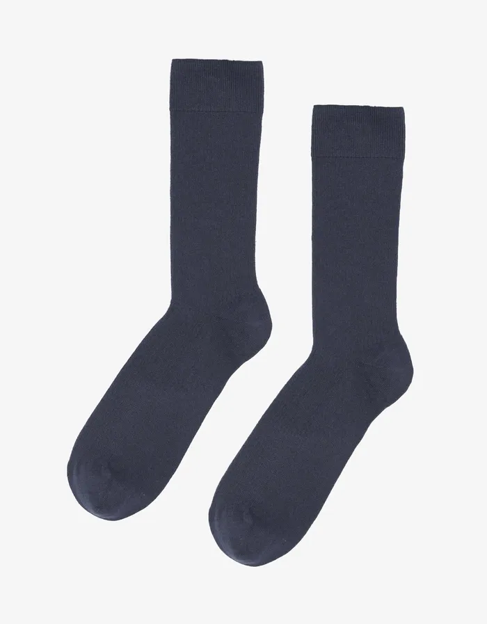 Socks Men Colorfulstandard Classic Organic Sock 8211 Navy Blue