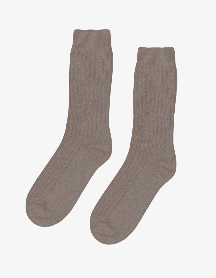 Socks Men Colorfulstandard Merino Wool Blend Sock 8211 Warm Taupe