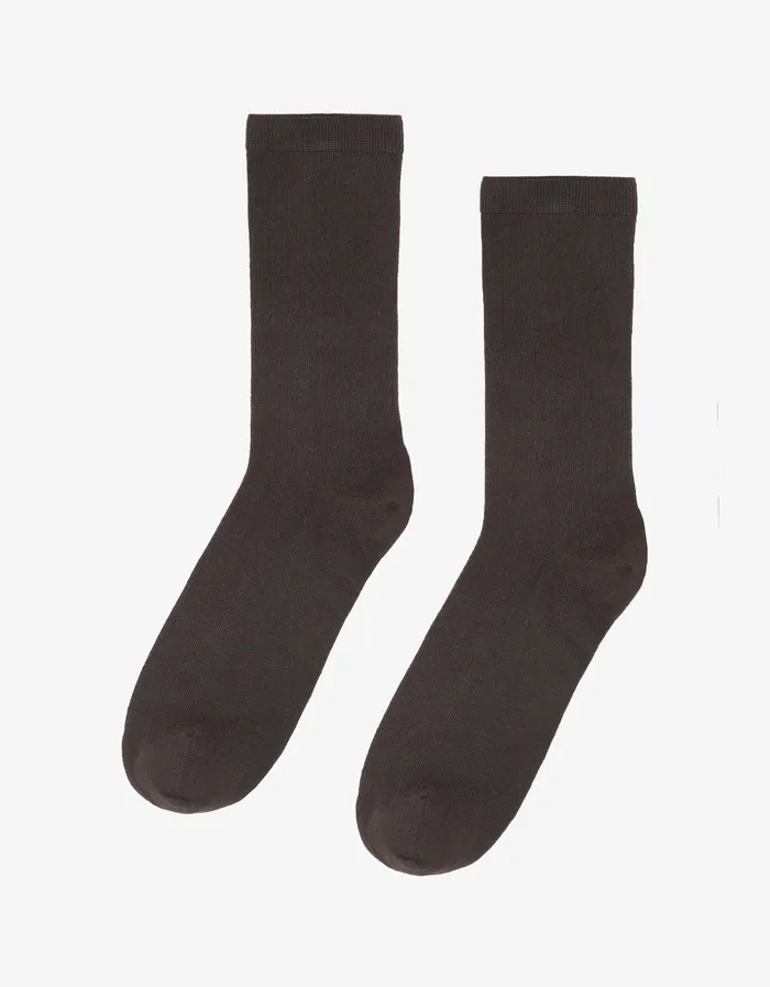 Socks Women Colorfulstandard Women Classic Organic Sock 8211 Coffee Brown