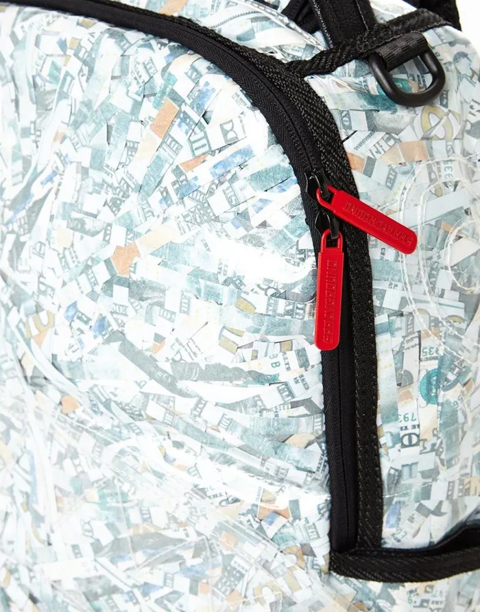 SPRAYGROUND Backpacks COUNTERFEIT VINYL SHREDDED MONEY 8211 Universal SPRAYGROUND Backpacks COUNTERFEIT VINYL SHREDDED MONEY 8211 Universal