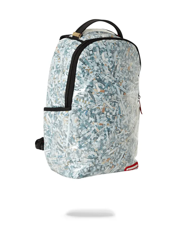 SPRAYGROUND Backpacks COUNTERFEIT VINYL SHREDDED MONEY 8211 Universal SPRAYGROUND Backpacks COUNTERFEIT VINYL SHREDDED MONEY 8211 Universal