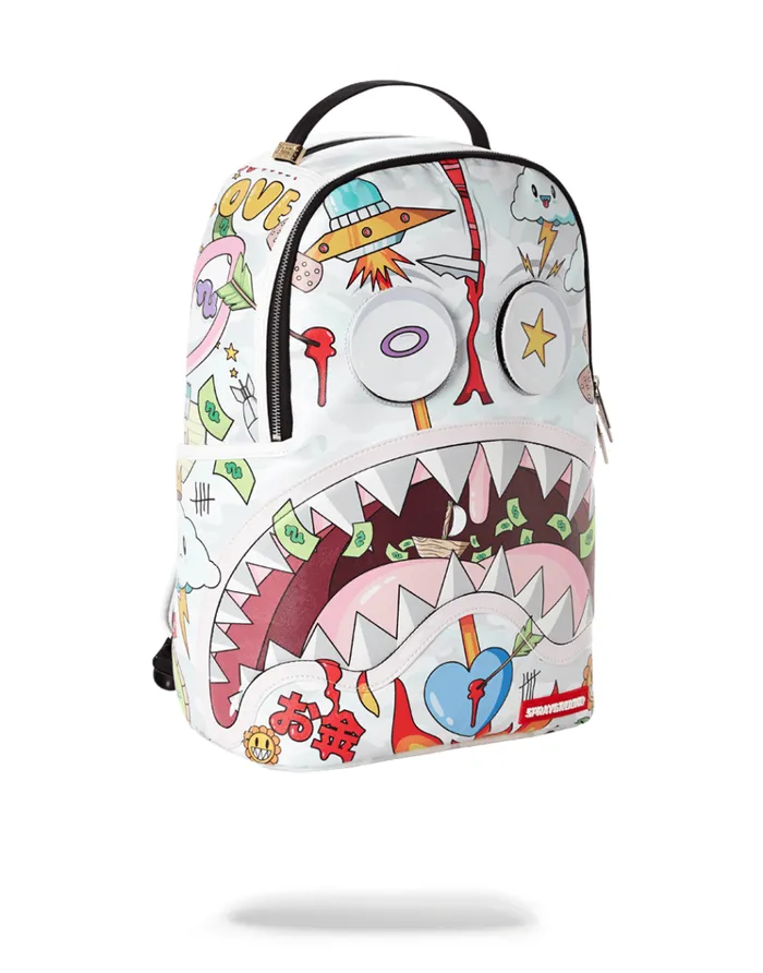 SPRAYGROUND Backpacks DISTURBED SHARK 8211 Universal SPRAYGROUND Backpacks DISTURBED SHARK 8211 Universal