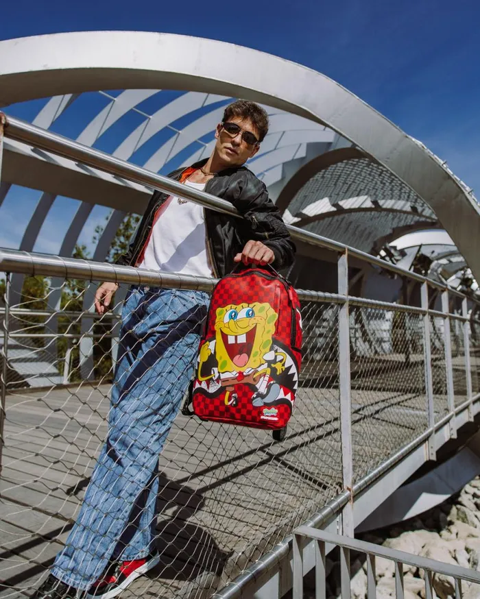 SPRAYGROUND Backpacks SPONGEBOB HELLO WORLD BACKPACK DLXV 8211 Universal SPRAYGROUND Backpacks SPONGEBOB HELLO WORLD BACKPACK DLXV 8211 Universal