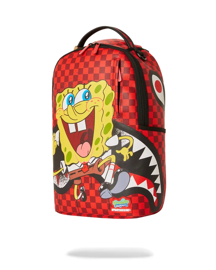 SPRAYGROUND Backpacks SPONGEBOB HELLO WORLD BACKPACK DLXV 8211 Universal SPRAYGROUND Backpacks SPONGEBOB HELLO WORLD BACKPACK DLXV 8211 Universal