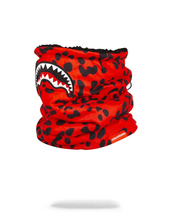 SPRAYGROUND Ski Masks RED LEOPARD NECK WARMER 8211 Universal SPRAYGROUND Ski Masks RED LEOPARD NECK WARMER 8211 Universal