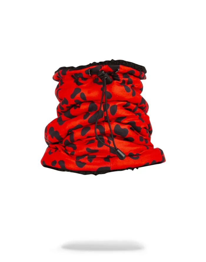 SPRAYGROUND Ski Masks RED LEOPARD NECK WARMER 8211 Universal SPRAYGROUND Ski Masks RED LEOPARD NECK WARMER 8211 Universal