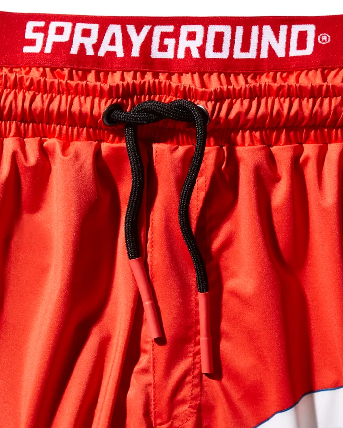 SPRAYGROUND Swimwear JAPAN WAVE CORTO SWIM TRUNKS RED 8211 Universal SPRAYGROUND Swimwear JAPAN WAVE CORTO SWIM TRUNKS RED 8211 Universal