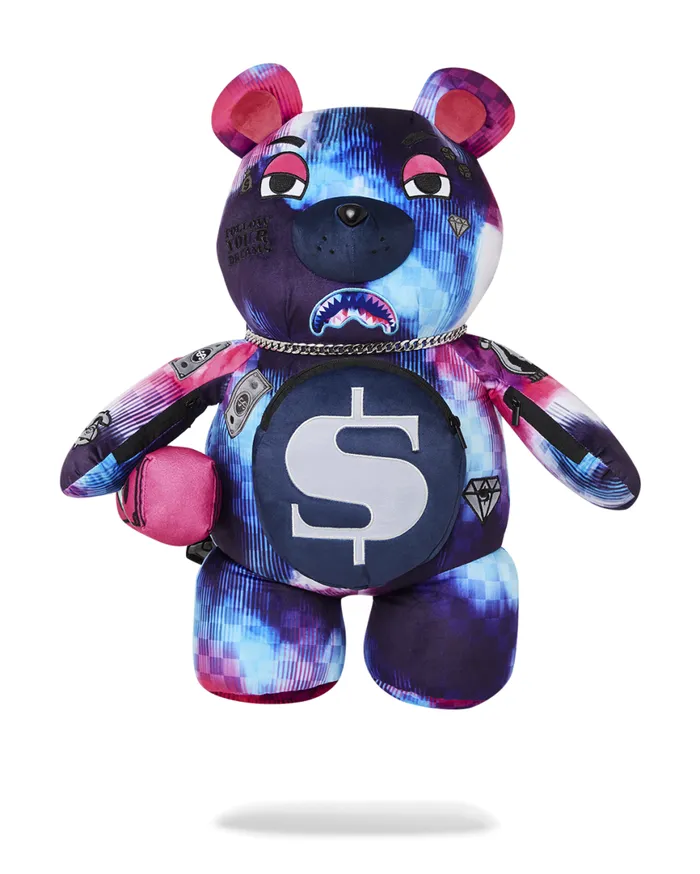 SPRAYGROUND Teddy Bear Backpacks SHARKCLUB ELECTRONICA MONEYBEAR TEDDYBEAR BACKPACK 8211 Universal SPRAYGROUND Teddy Bear Backpacks SHARKCLUB ELECTRONICA MONEYBEAR TEDDYBEAR BACKPACK 8211 Universal