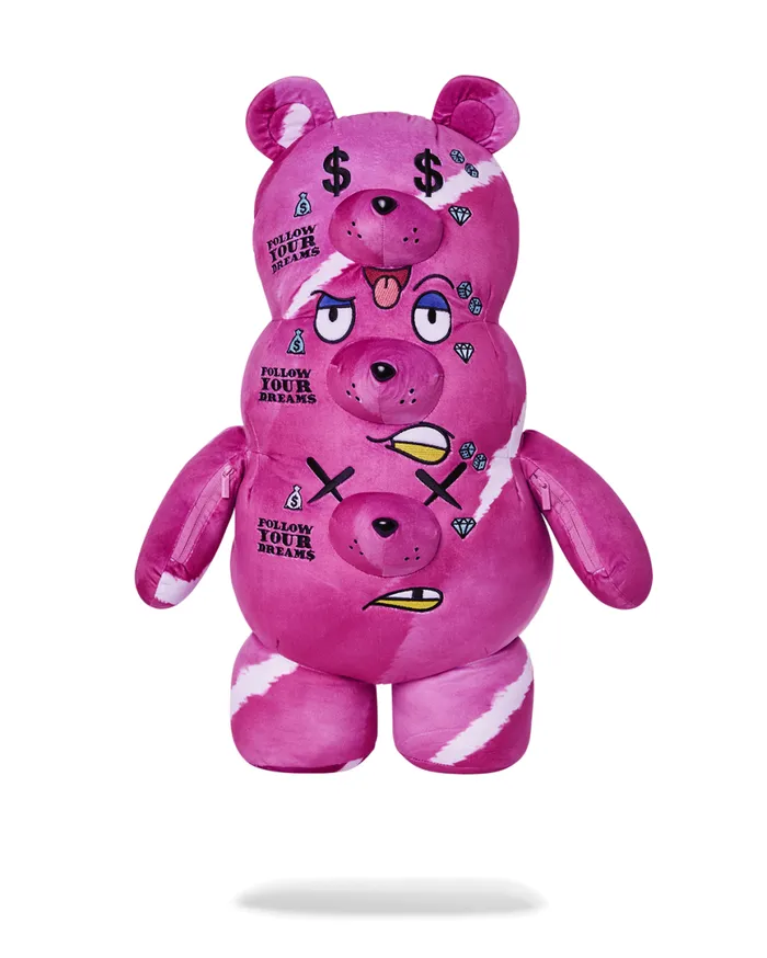 SPRAYGROUND Teddy Bear Backpacks THE 3 HEADED BEAR PLUSH TEDDYBEAR BACKPACK 8211 Universal SPRAYGROUND Teddy Bear Backpacks THE 3 HEADED BEAR PLUSH TEDDYBEAR BACKPACK 8211 Universal