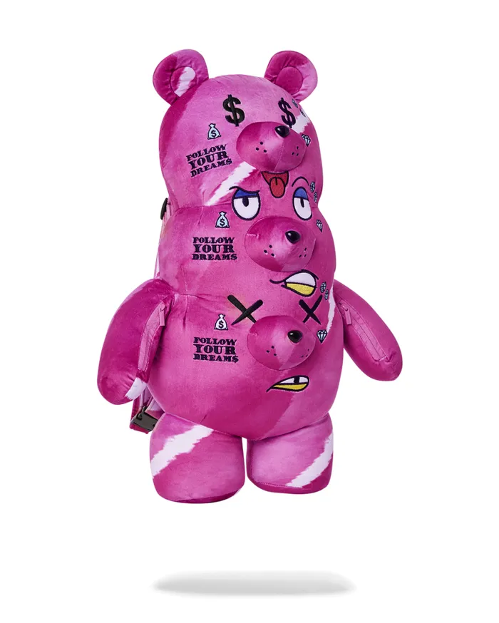 SPRAYGROUND Teddy Bear Backpacks THE 3 HEADED BEAR PLUSH TEDDYBEAR BACKPACK 8211 Universal SPRAYGROUND Teddy Bear Backpacks THE 3 HEADED BEAR PLUSH TEDDYBEAR BACKPACK 8211 Universal