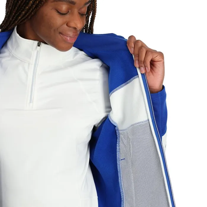 Spyder Fleece Speed Full Zip Electric Blue 8211 Womens