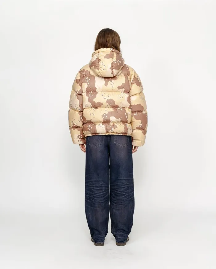 Stussy Outerwear DOWN PARKA CAMO RIPSTOP Khaki 8211 MenWomen