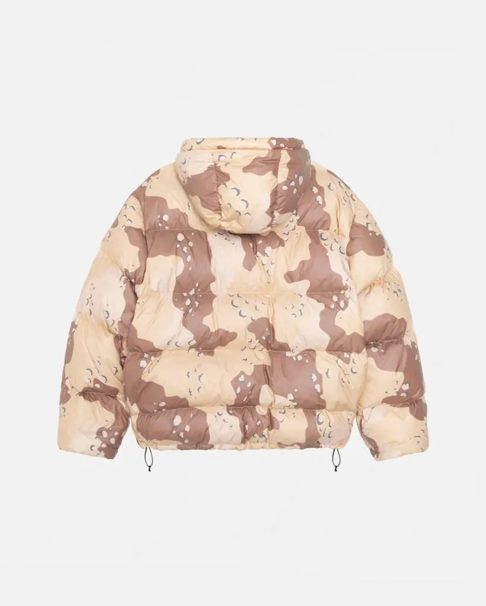 Stussy Outerwear DOWN PARKA CAMO RIPSTOP Khaki 8211 MenWomen