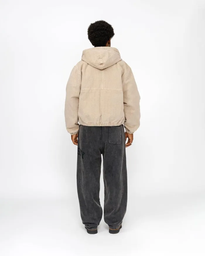 Stussy Outerwear WORK JACKET CANVAS NEEDLE PUNCH Khaki 8211 MenWomen