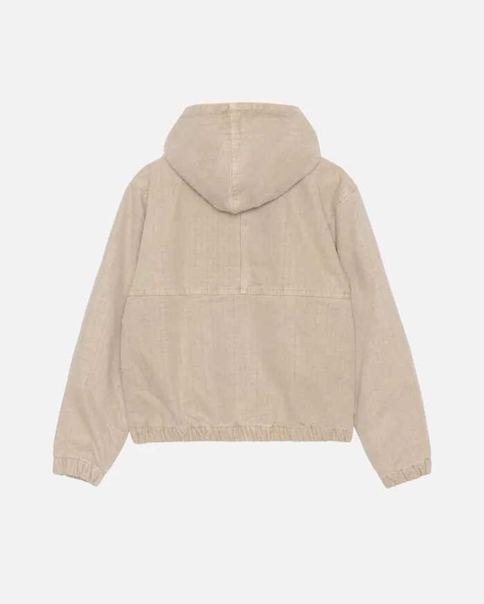 Stussy Outerwear WORK JACKET CANVAS NEEDLE PUNCH Khaki 8211 MenWomen