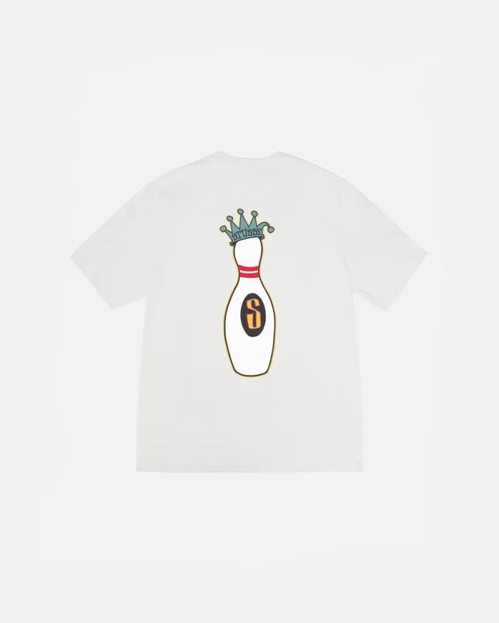 Stussy Tees KINGPIN TEE PIGMENT DYED Natural 8211 MenWomen