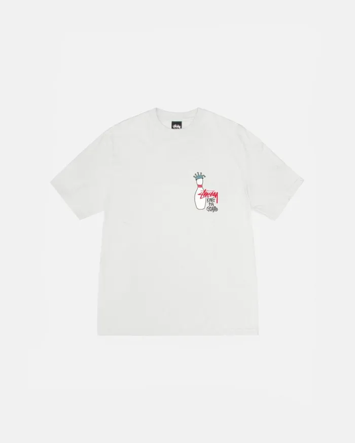 Stussy Tees KINGPIN TEE PIGMENT DYED Natural 8211 MenWomen