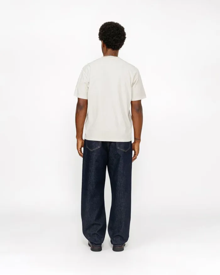 Stussy Tees LAZY TEE Bone 8211 MenWomen